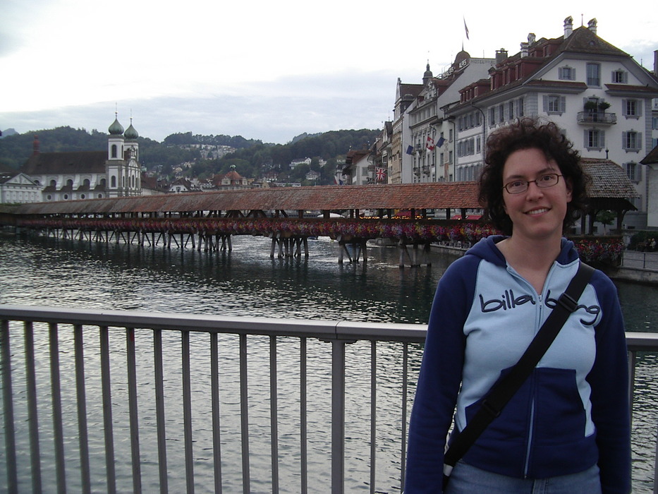 Die hlzerne Kapellbrcke in Luzern