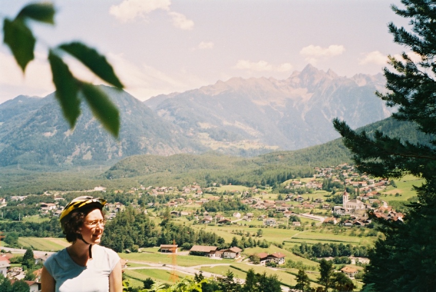 Blick ins Inntal vom InnTAL-Radweg.