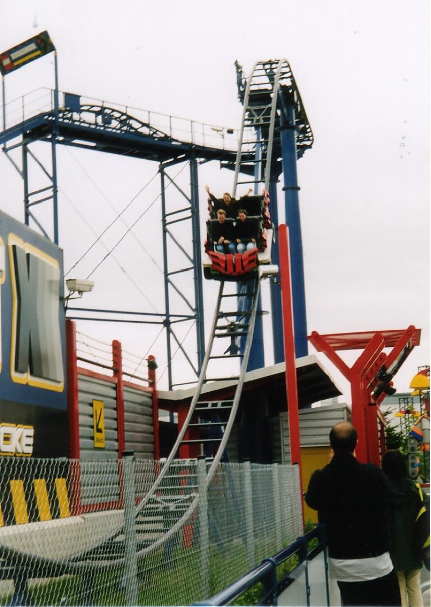 Ruth und Markus in der Achterbahn