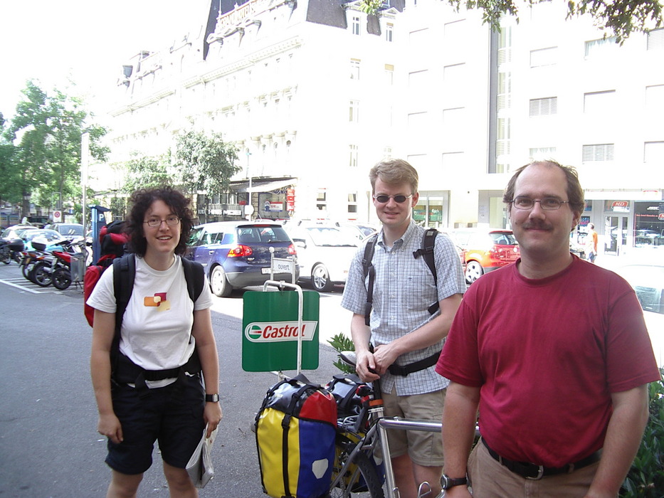 Kathrin, Markus und Bernhard nach einem wundersch&...